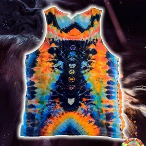[Hand Dyed] Tie Dye Tank Top Size XL